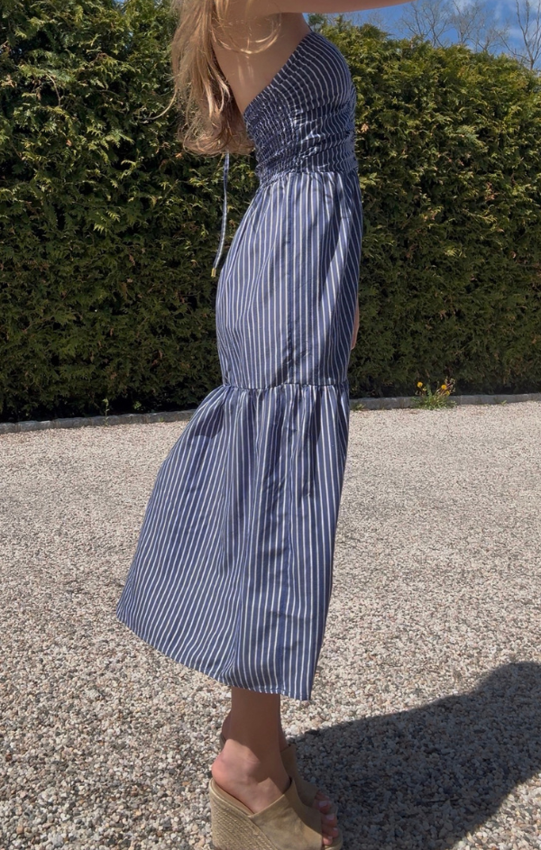 aeries halter dress Aeries Halter Dress by Bishop + Young in Blue, Size: Large at Anthropologie