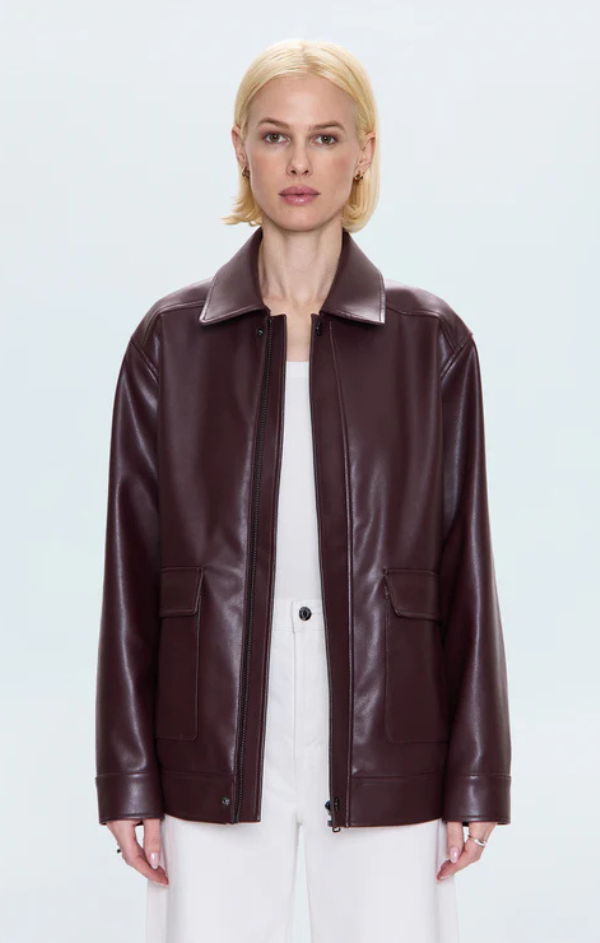 Valerie Faux Leather Jacket