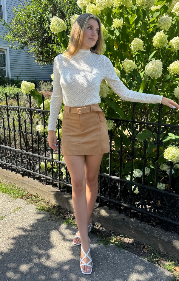 Chelsea Faux Suede Skirt