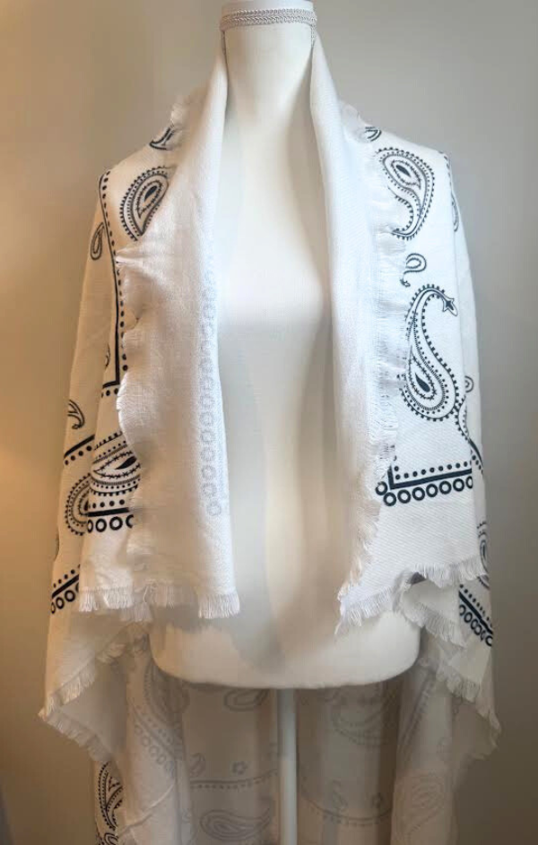 Free Spirit Oversized Bandana Scarf – Mint