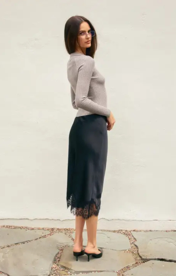 Rose Dawn Slip Skirt