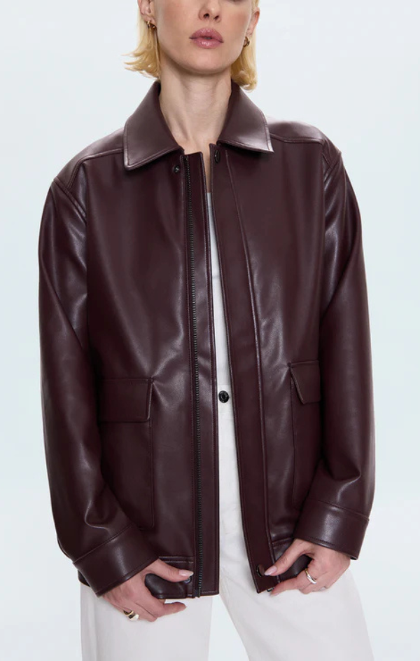 Valerie Faux Leather Jacket