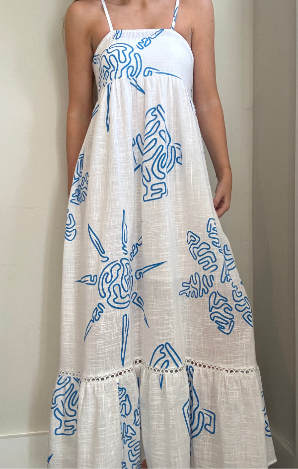 Erah Maxi Dress M / Blue Erah Maxi Dress M / Blue