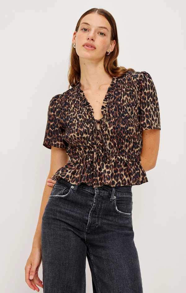 Portia Top in Brown Nala