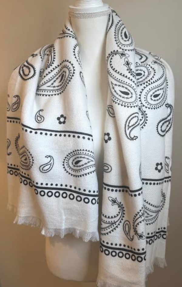 Free Spirit Oversized Bandana Scarf – Mint