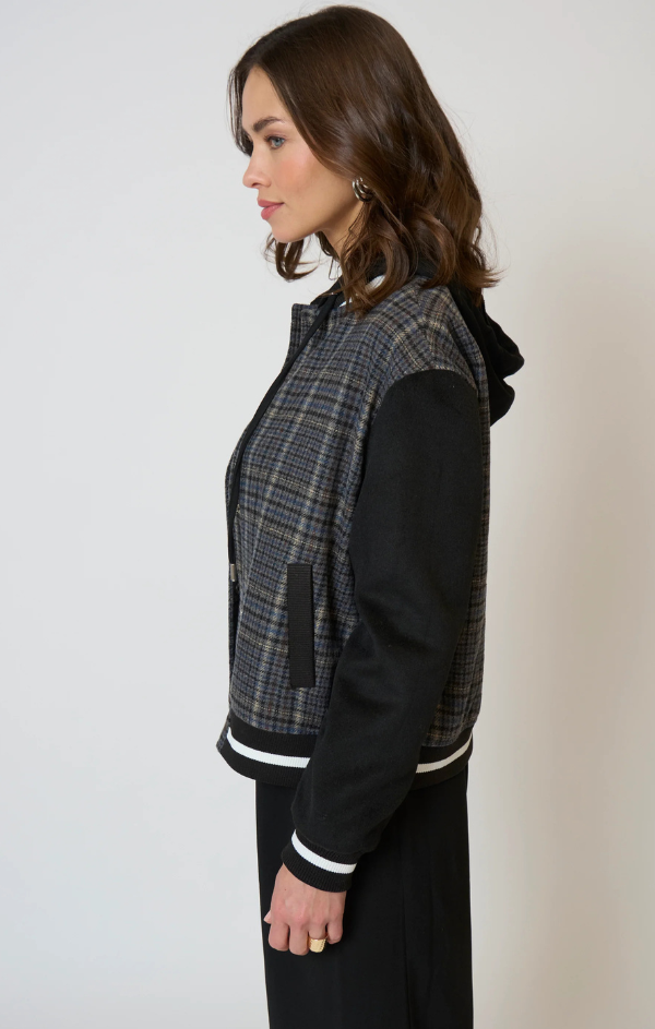 Billie Plaid Bomber