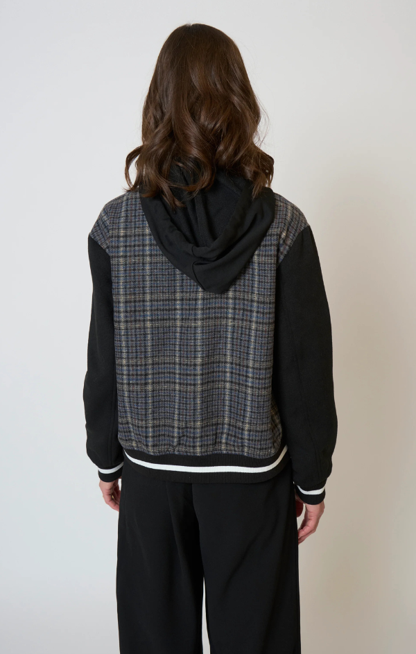 Billie Plaid Bomber