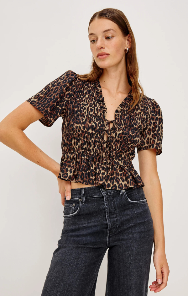Portia Top in Brown Nala