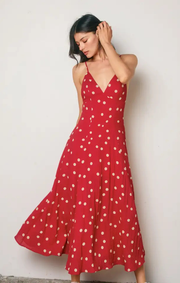 Dolores Polka Dot Maxi