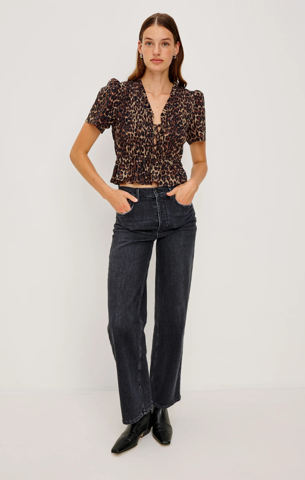 Portia Top in Brown Nala