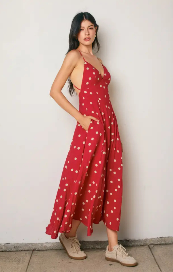 Dolores Polka Dot Maxi