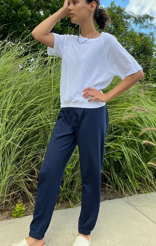 Bubble Hem Raglan Tee