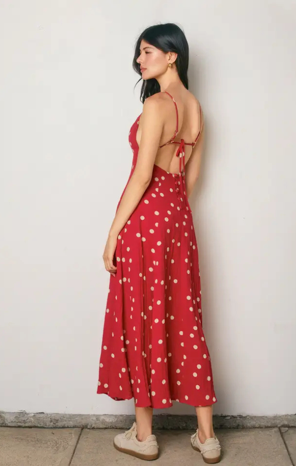 Dolores Polka Dot Maxi
