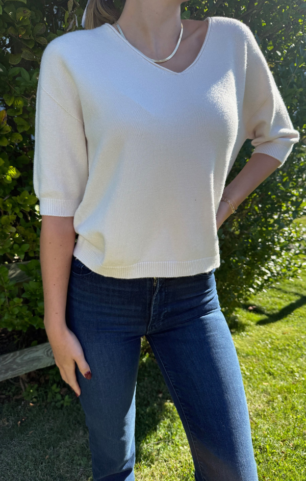 Aspen 3/4 Sleeve Knit Top