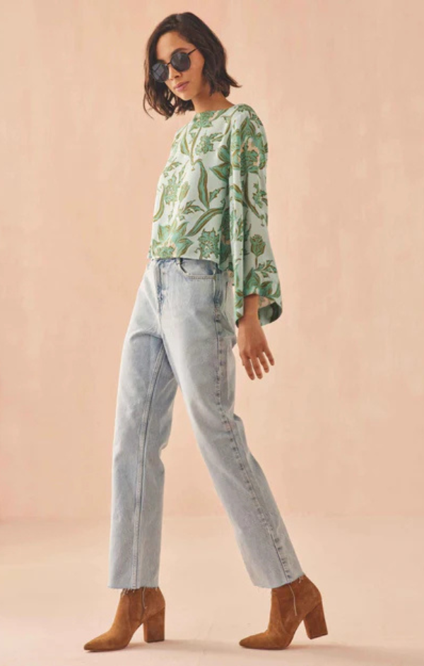 Peyton Blouse in Anissa Moss