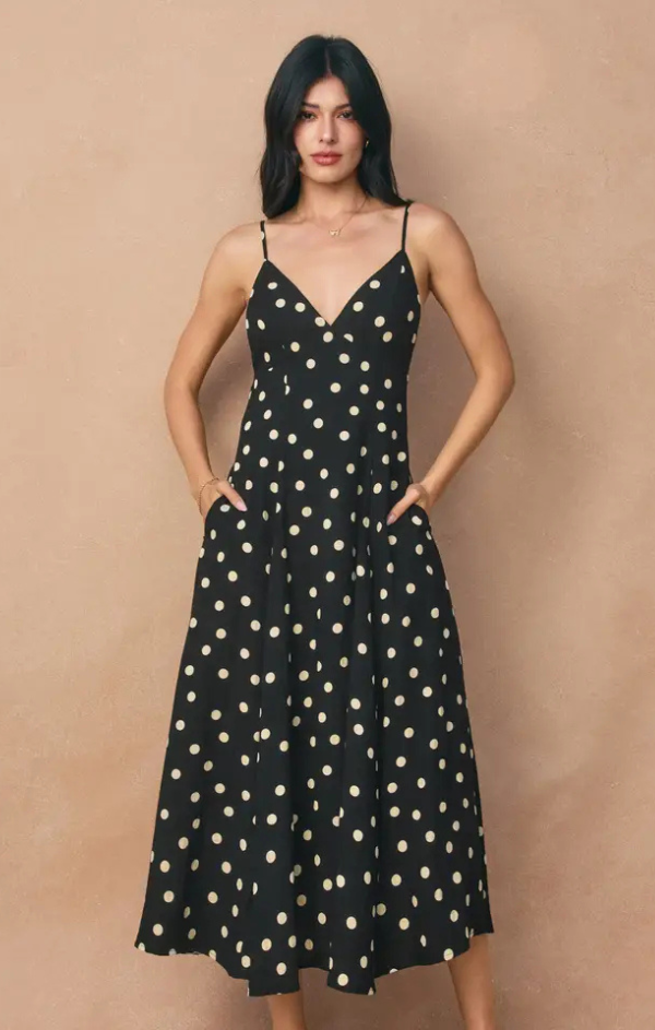 Dolores Polka Dot Maxi