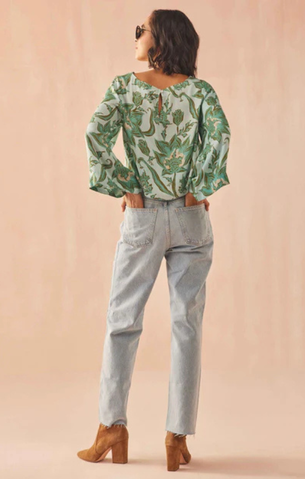 Peyton Blouse in Anissa Moss