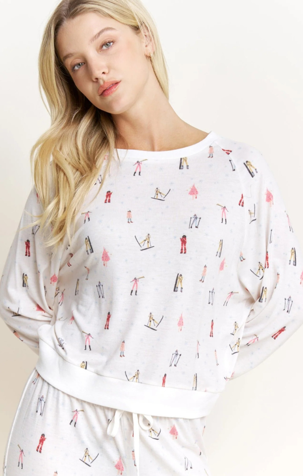 Star Seeker Long Set in Ivory Ski Girls