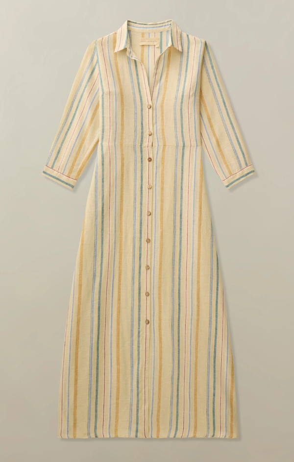 Puglia Linen Shirt Dress