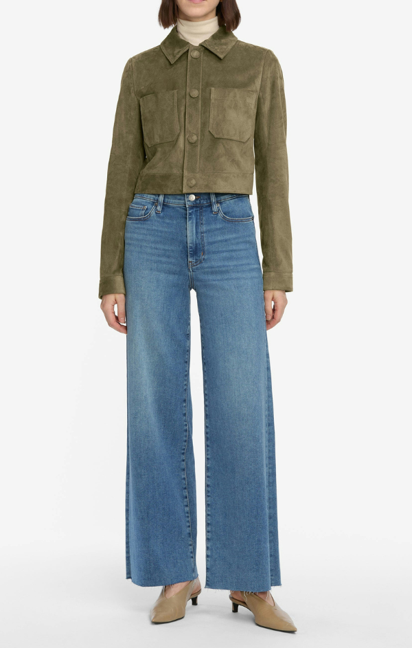 Le Slim Palazzo in Flip Raw After