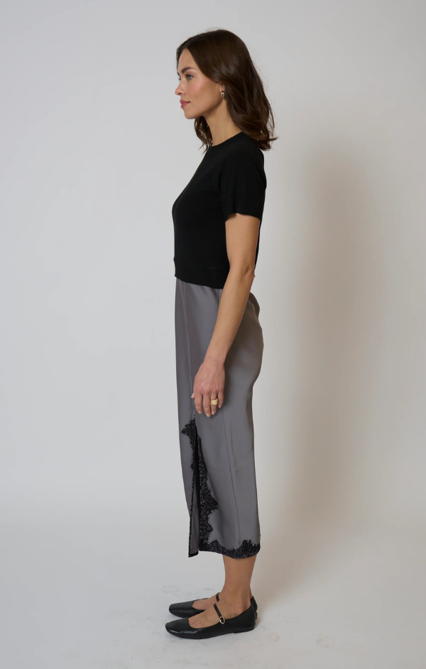 Celeste Lace and Sweater Combo Dress