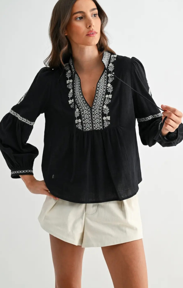 Briar Boho Long Sleeve Blouse