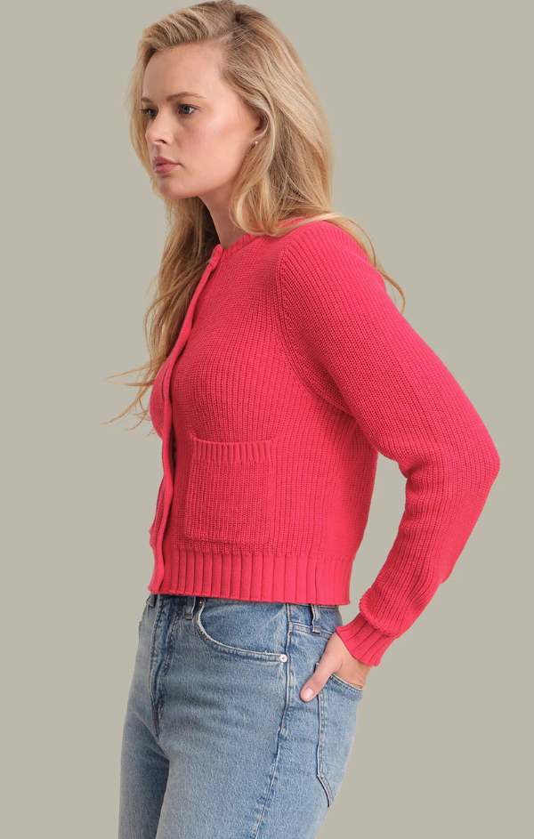 Palmer Crewneck Pocket Cardigan