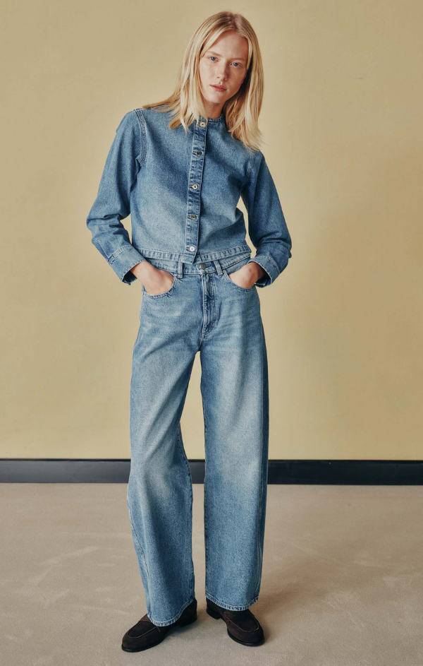 Montauk Shirt Collarless Long Sleeve