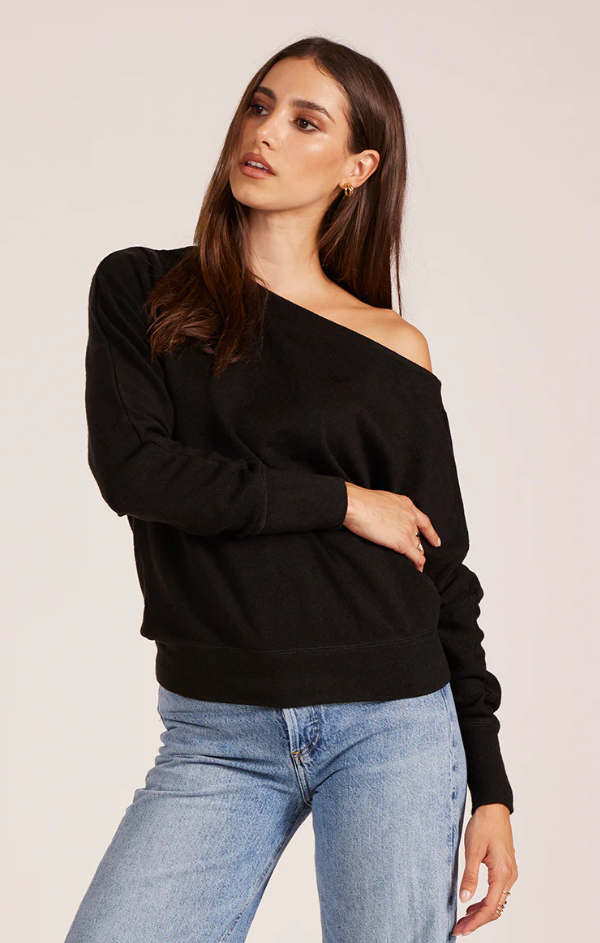 Drop Sleeve Boat Neck