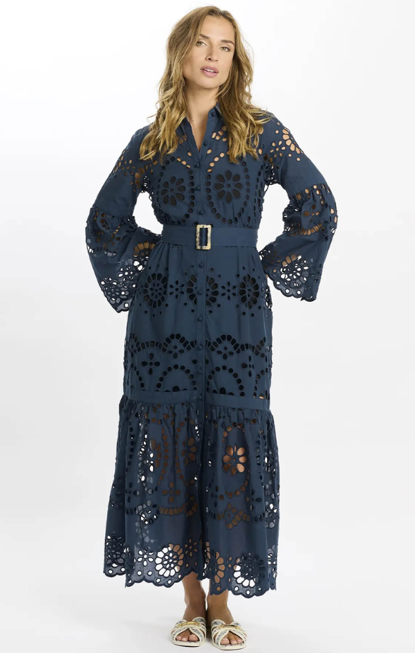 Aurelia Navy Maxi Dress