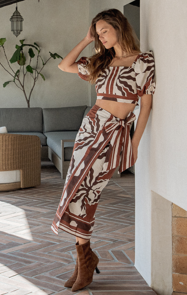 Christine Wrap Skirt