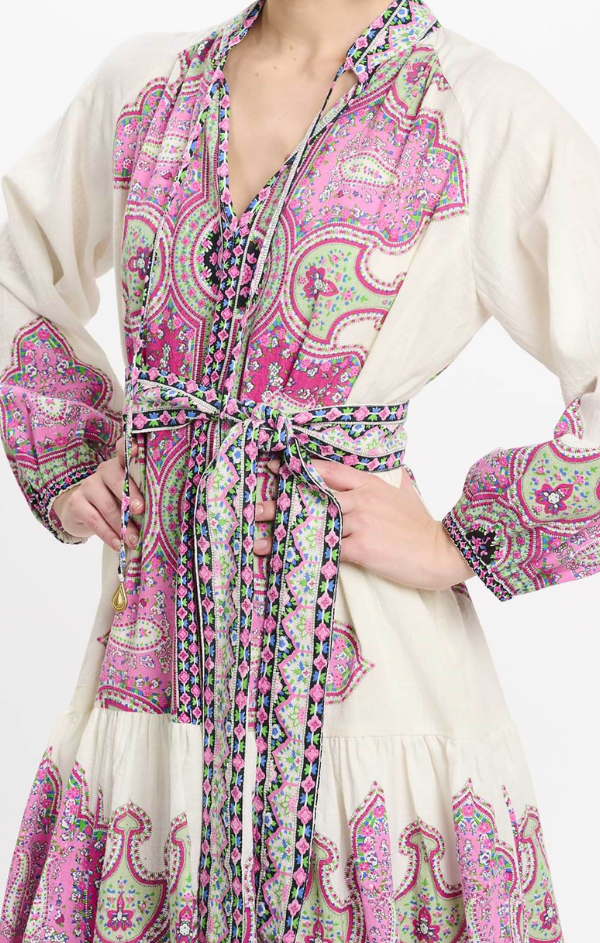 miss june isabella dress m/l / pink miss june isabella dress m/l / pink