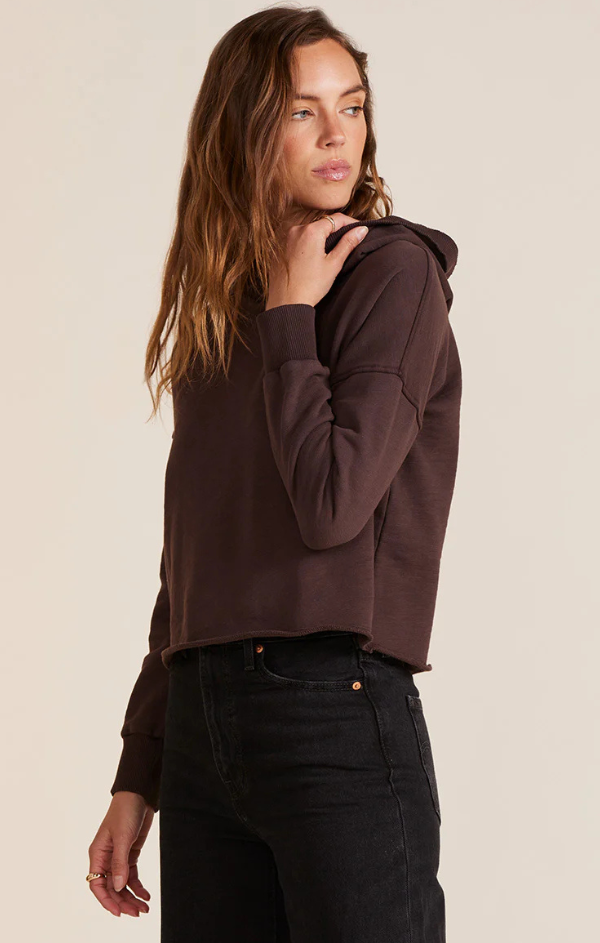 Hi Low Cropped Hoodie