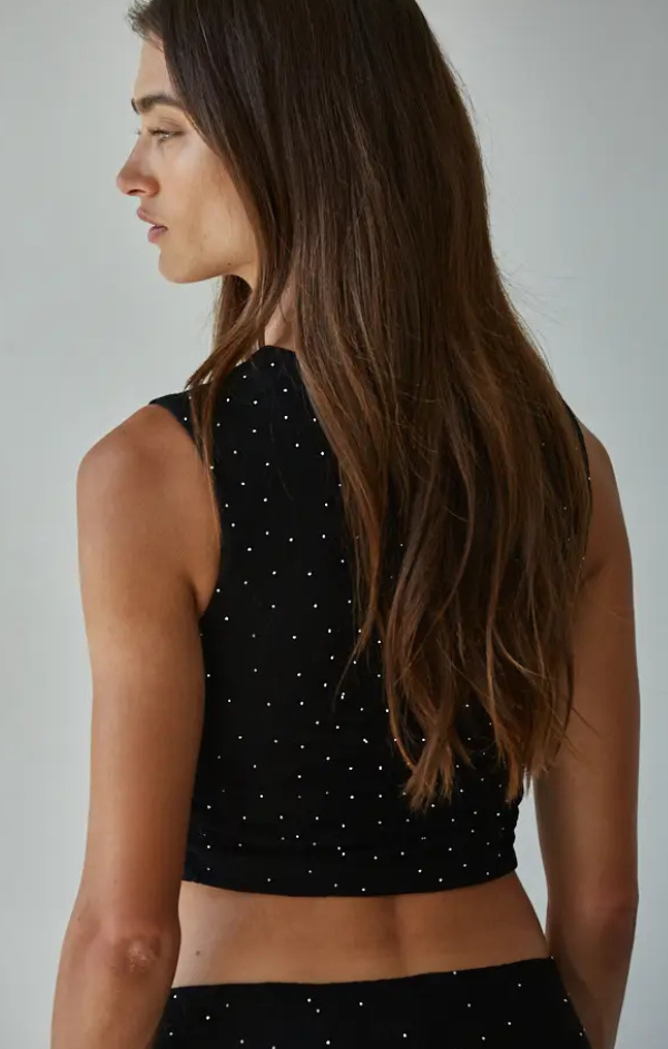 Emily Beaded Sleeveless Top