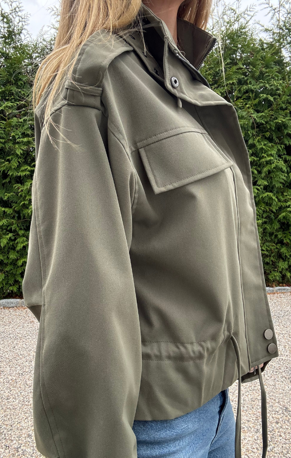 Marlene Cropped Utility Jacket