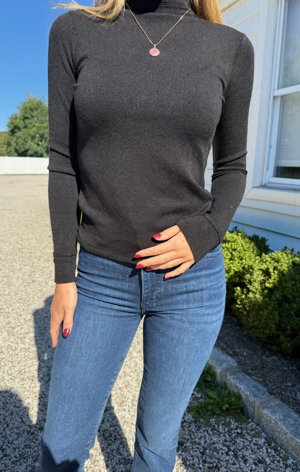 Long Sleeve Mock Turtleneck