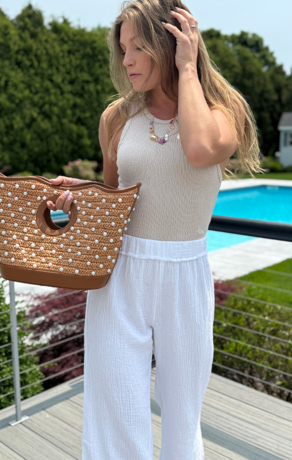 Moa Pearl Tote – Mint