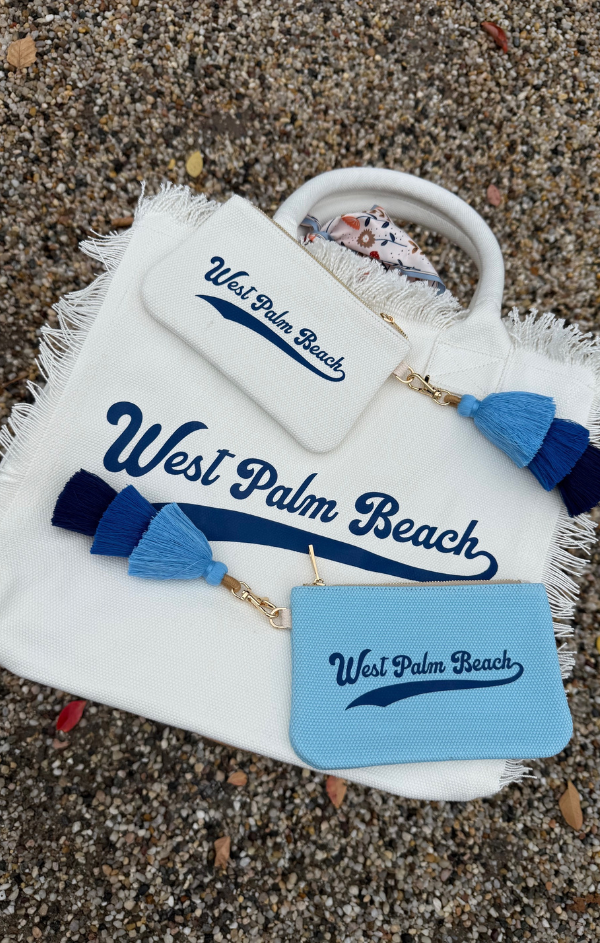 West Palm Beach Graphic Canvas Tote