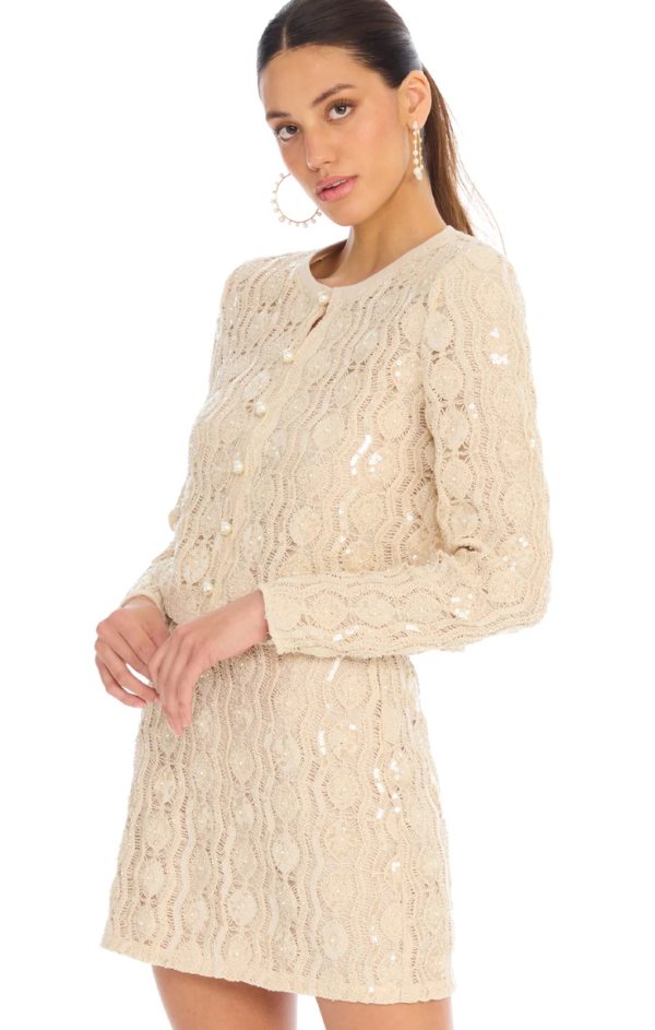 Beaded Dawn Mini Skirt