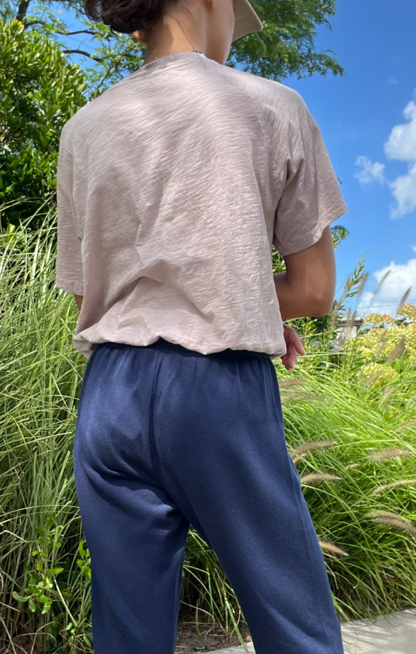 Bubble Hem Raglan Tee