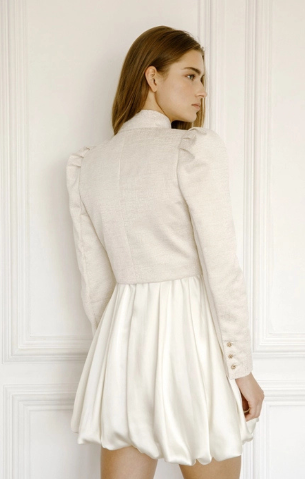 Statement Bow Structured Top