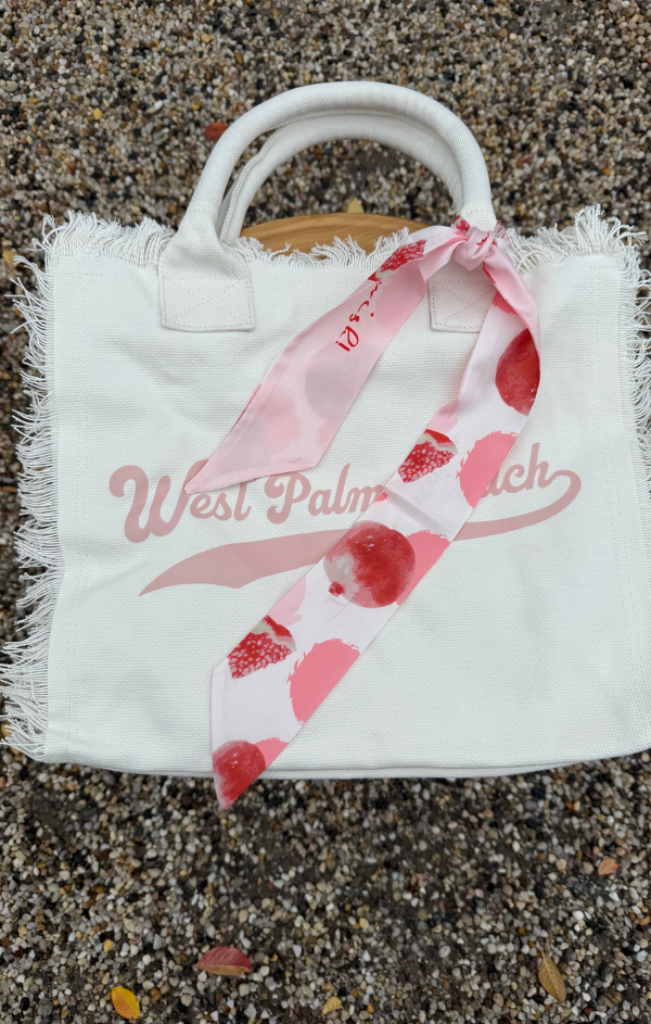 West Palm Beach Graphic Canvas Tote
