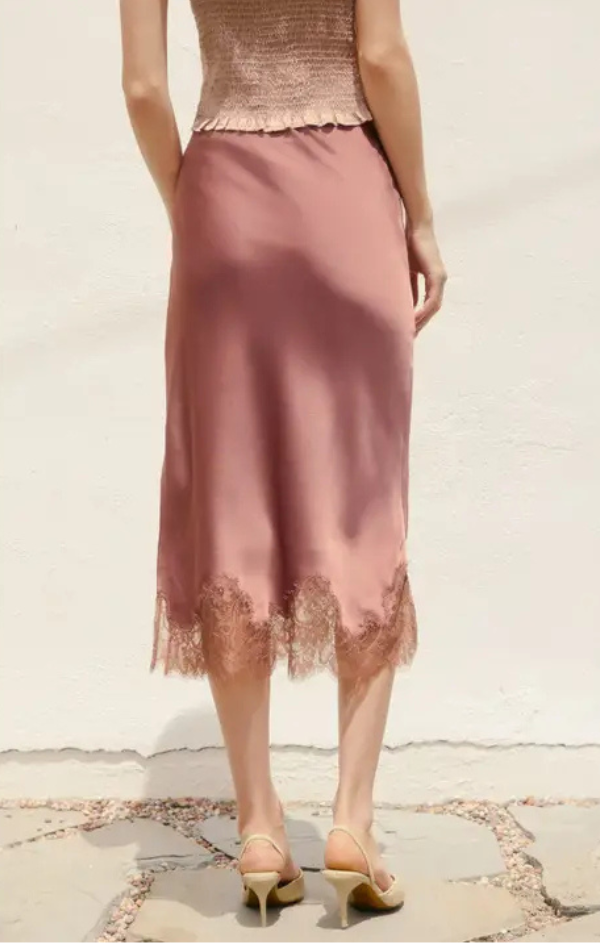 Rose Dawn Slip Skirt