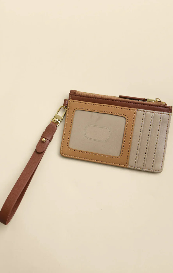 Slimcard Coin Purse in Brown Sugar