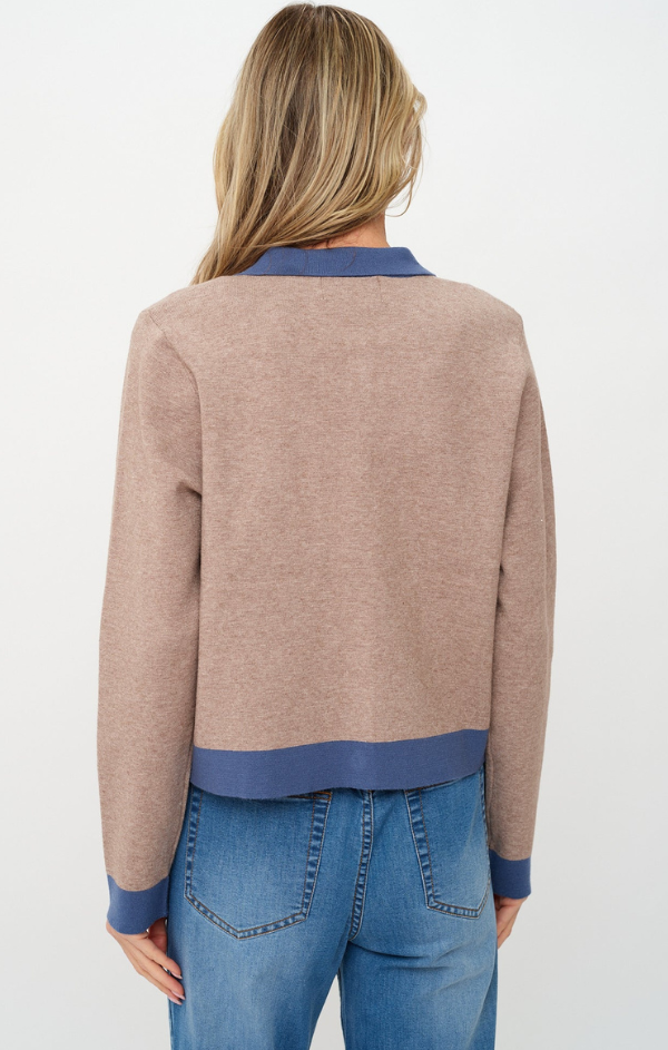 Fallon Color Block Cardigan