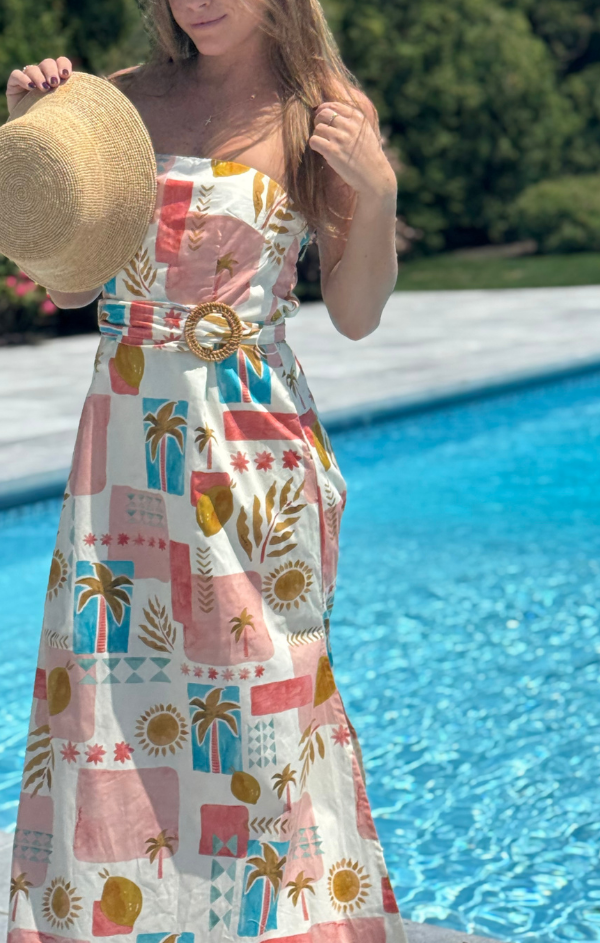 amalfi coast dress Amalfi Coast Midi Dress Small