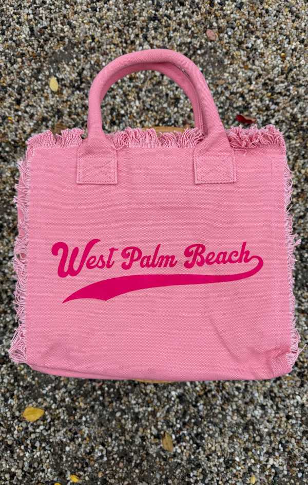 West Palm Beach Graphic Canvas Tote