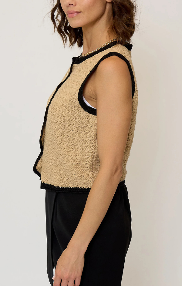 Rose Scallop Edge Tank