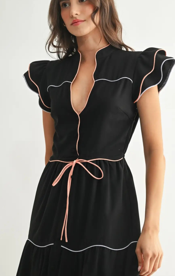 Sophisticated Tiered Maxi Dress