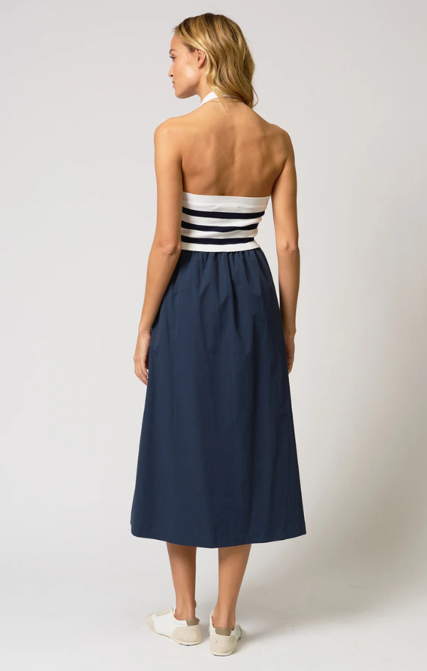 Central Park West Women's Ralph Halter Two For Dress - Blue - Size S - Navy Blue
